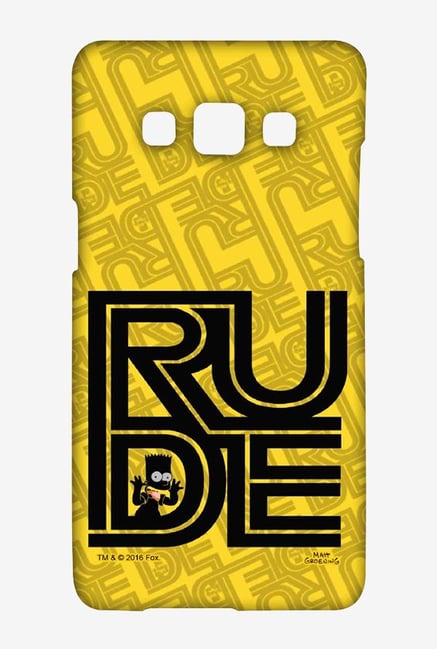 Simpsons Rude Case for Samsung Galaxy A7 Simpsons Rude Case for Samsung Galaxy A7