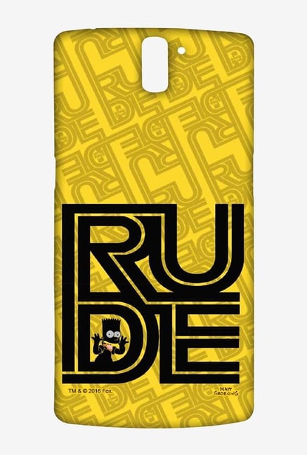 Simpsons Rude Case for Oneplus One Simpsons Rude Case for Oneplus One