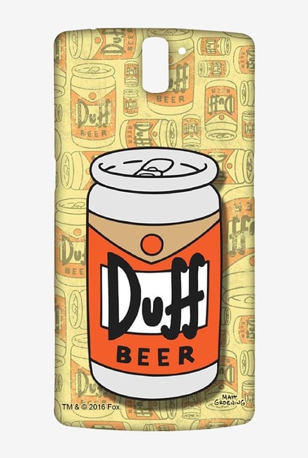 Simpsons Duff Beer Case for Oneplus One Simpsons Duff Beer Case for Oneplus One