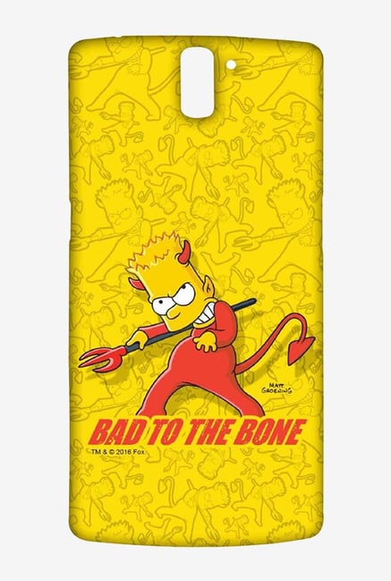 Simpsons Bad To The Bone Case for Oneplus One Simpsons Bad To The Bone Case for Oneplus One