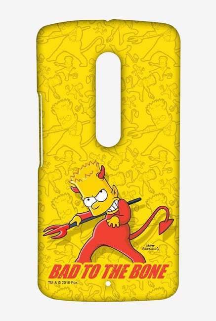 Simpsons Bad To The Bone Case for Moto X Play Simpsons Bad To The Bone Case for Moto X Play