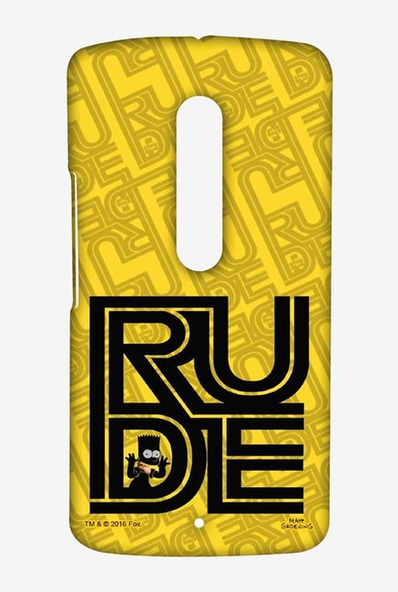 Simpsons Rude Case for Moto X Play Simpsons Rude Case for Moto X Play