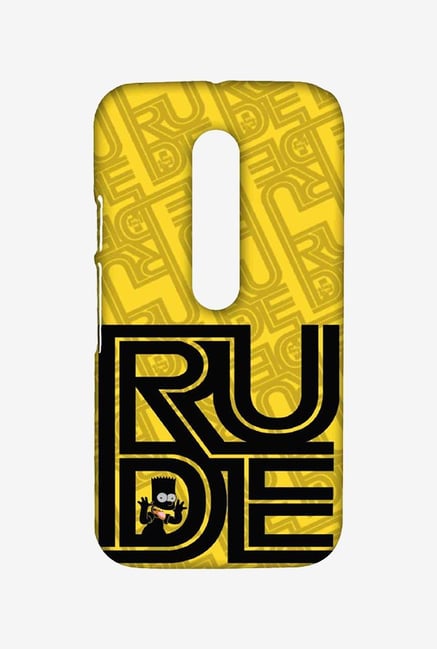 Simpsons Rude Case for Moto G Turbo Simpsons Rude Case for Moto G Turbo