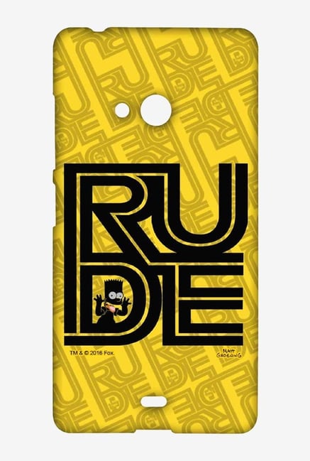 Simpsons Rude Case for Microsoft Lumia 540 Simpsons Rude Case for Microsoft Lumia 540