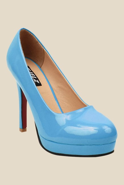 Kielz Blue Stiletto Heeled Pumps Kielz Blue Stiletto Heeled Pumps