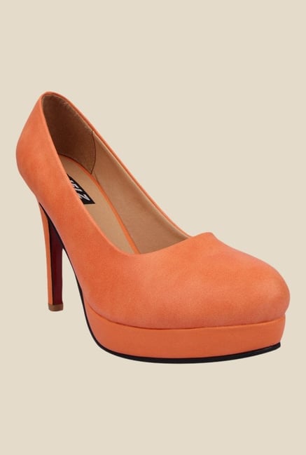 Kielz Orange Stiletto Heeled Pumps Kielz Orange Stiletto Heeled Pumps