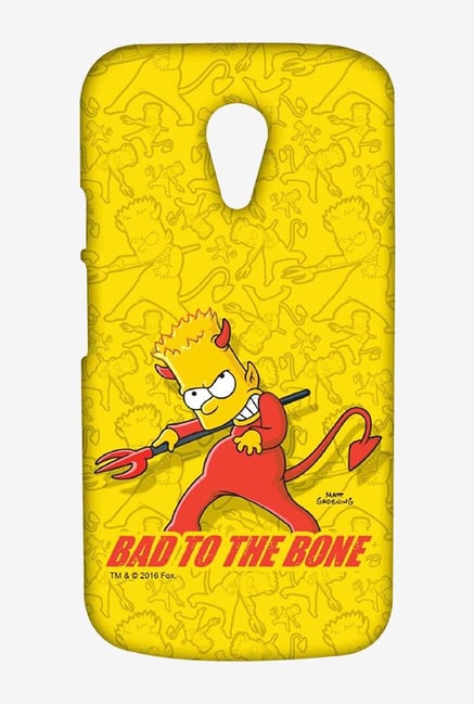 Simpsons Bad To The Bone Case for Moto G2 Simpsons Bad To The Bone Case for Moto G2