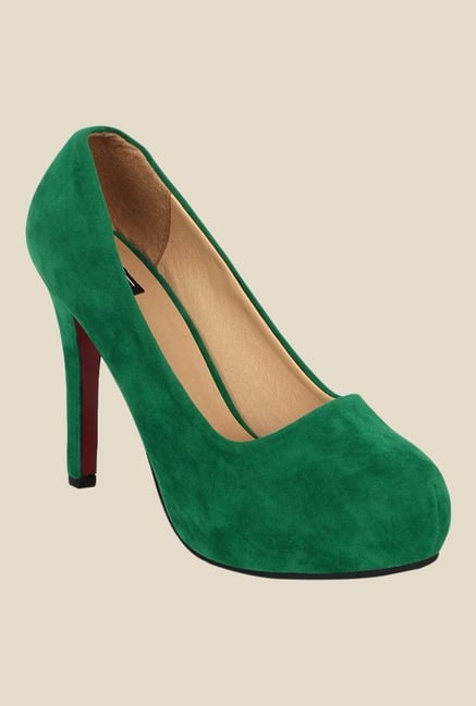 Kielz Green Stiletto Heeled Pumps Kielz Green Stiletto Heeled Pumps