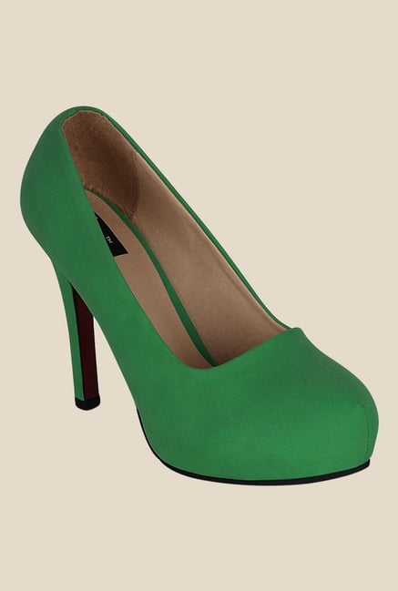 Kielz Green Stiletto Heeled Pumps Kielz Green Stiletto Heeled Pumps