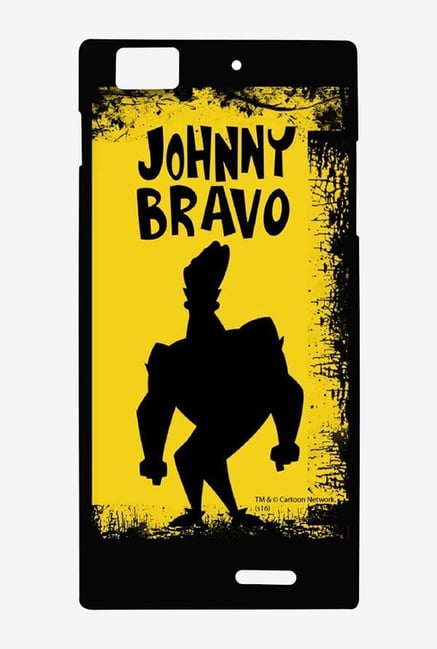 Johnny Bravo Yellow Grunge Case for Lenovo K900 Johnny Bravo Yellow Grunge Case for Lenovo K900