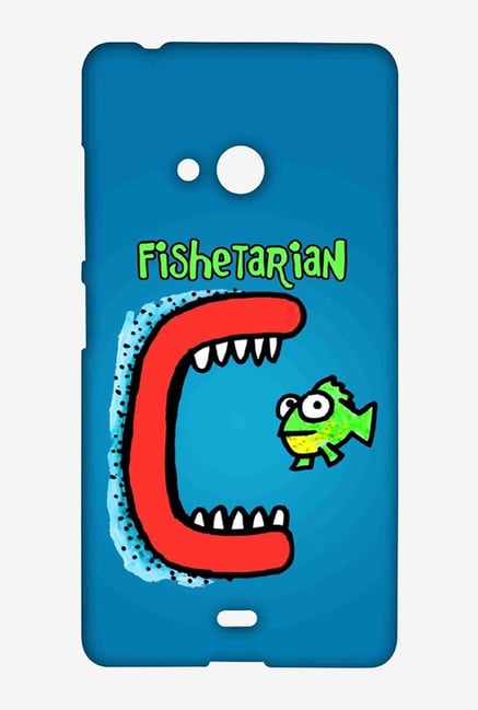 Kritzels Fishetarian Case for Microsoft Lumia 540 Kritzels Fishetarian Case for Microsoft Lumia 540