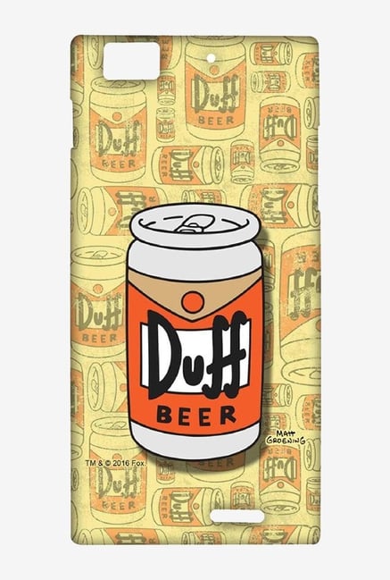 Simpsons Duff Beer Case for Lenovo K900 Simpsons Duff Beer Case for Lenovo K900