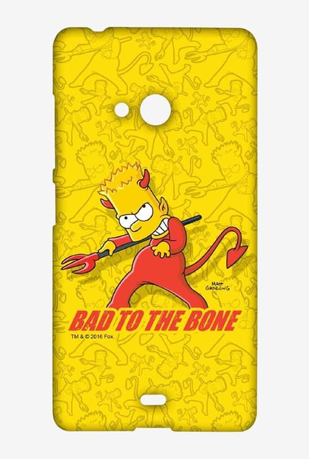 Simpsons Bad To The Bone Case for Microsoft Lumia 540 Simpsons Bad To The Bone Case for Microsoft Lumia 540