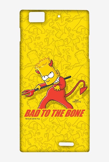 Simpsons Bad To The Bone Case for Lenovo K900 Simpsons Bad To The Bone Case for Lenovo K900