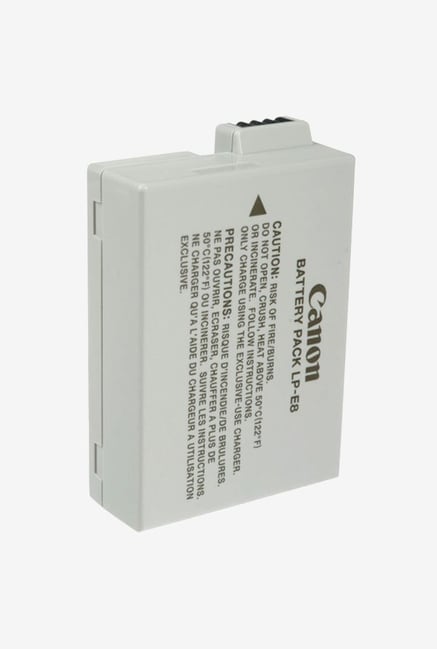 Canon LP-E8 Battery Pack for EOS Rebel (White) Canon LP-E8 Battery Pack for EOS Rebel (White)