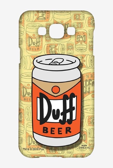 Simpsons Duff Beer Case for Samsung Galaxy E7 Simpsons Duff Beer Case for Samsung Galaxy E7