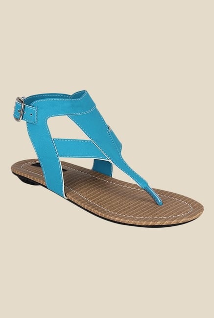 Kielz Turquoise Back Strap Sandals Kielz Turquoise Back Strap Sandals