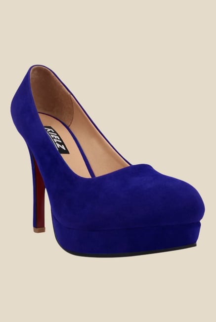 Kielz Blue Stiletto Heeled Pumps Kielz Blue Stiletto Heeled Pumps