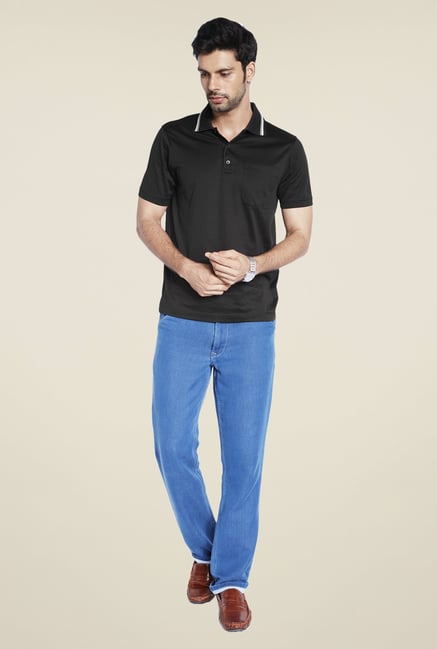 Raymond Black Solid T Shirt Raymond Black Solid T Shirt