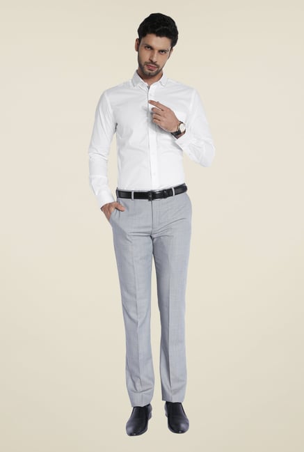 Raymond White Solid Shirt Raymond White Solid Shirt