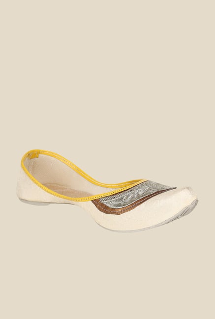 Sassily Beige & Silver Jutti Shoes Sassily Beige & Silver Jutti Shoes