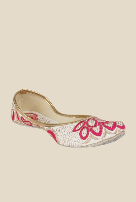 Sassily White & Pink Jutti Shoes Sassily White & Pink Jutti Shoes