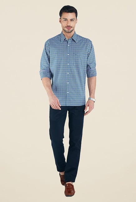 ColorPlus Blue Checks Shirt ColorPlus Blue Checks Shirt