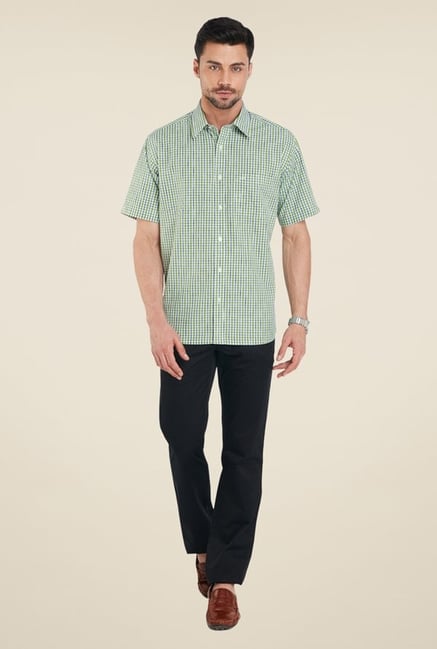 ColorPlus Green Checks Shirt ColorPlus Green Checks Shirt