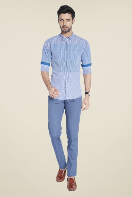 ColorPlus Blue Checks Shirt ColorPlus Blue Checks Shirt