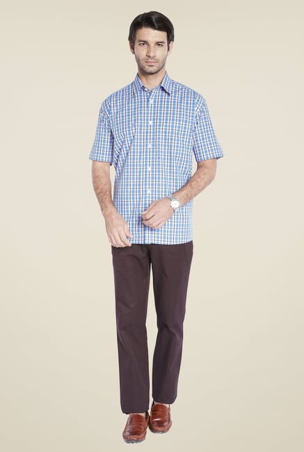 ColorPlus Blue Checks Shirt ColorPlus Blue Checks Shirt