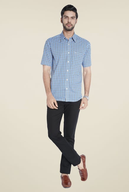 ColorPlus Blue Checks Shirt ColorPlus Blue Checks Shirt