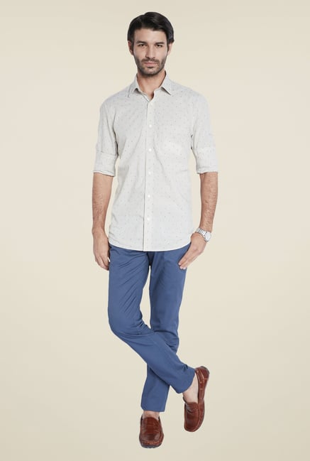 ColorPlus Beige Printed Shirt ColorPlus Beige Printed Shirt