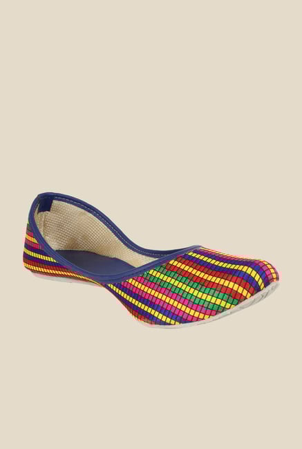 Sassily Multicoloured Flat Juttis Sassily Multicoloured Flat Juttis