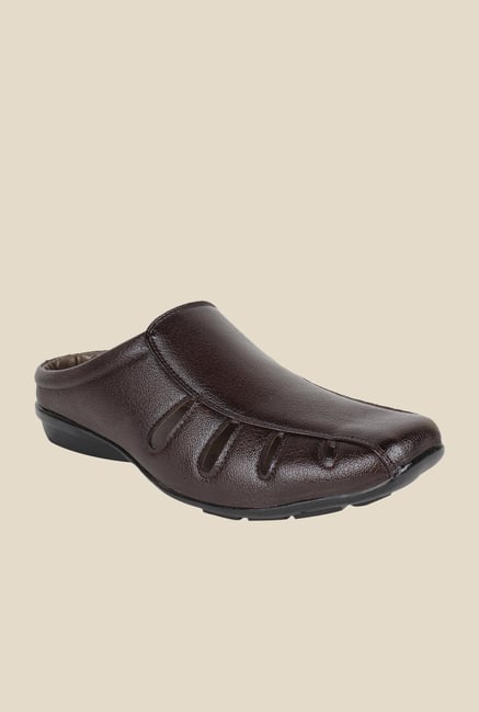 Rexler Brown Mule Sandals Rexler Brown Mule Sandals