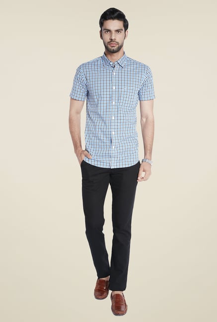 ColorPlus Blue Checks Shirt ColorPlus Blue Checks Shirt