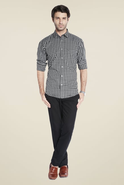 ColorPlus Black Checks Shirt ColorPlus Black Checks Shirt