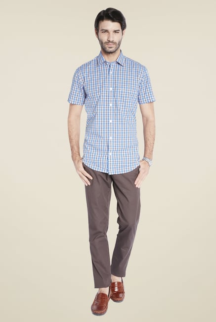 ColorPlus Blue Checks Shirt ColorPlus Blue Checks Shirt