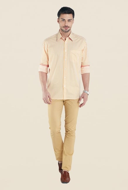 ColorPlus Yellow Striped Shirt ColorPlus Yellow Striped Shirt