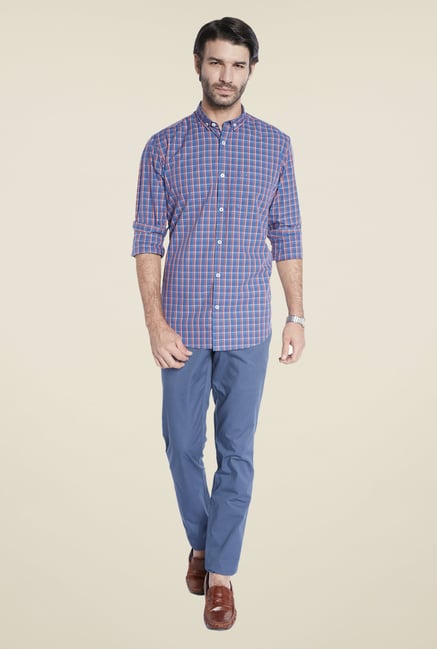 ColorPlus Blue Checks Shirt ColorPlus Blue Checks Shirt
