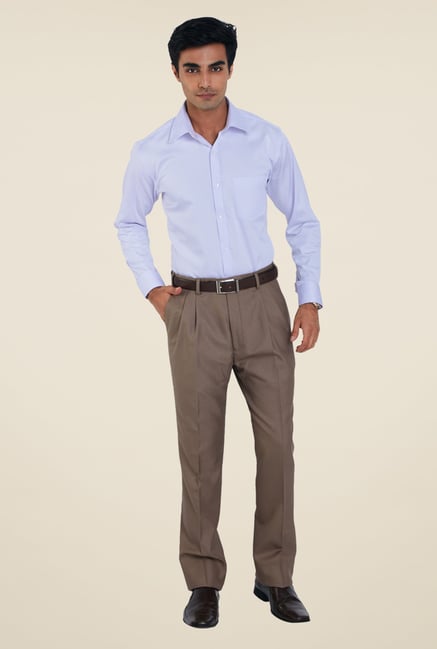 Park Avenue Purple Solid Shirt Park Avenue Purple Solid Shirt
