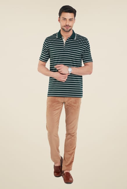 ColorPlus Green Stripes T Shirt ColorPlus Green Stripes T Shirt