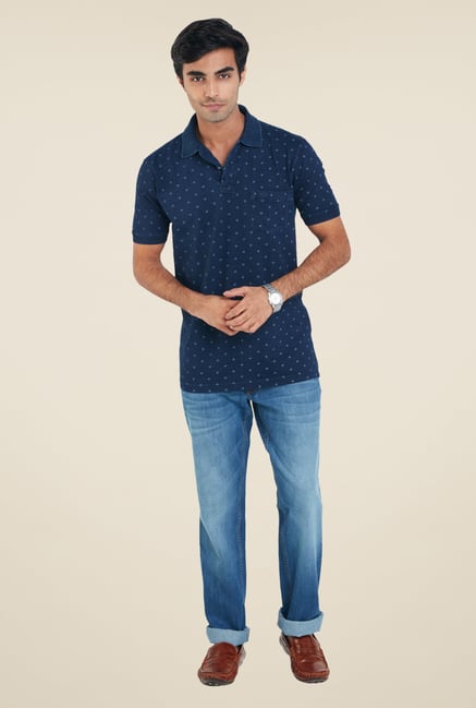 ColorPlus Blue Cotton Jeans ColorPlus Blue Cotton Jeans