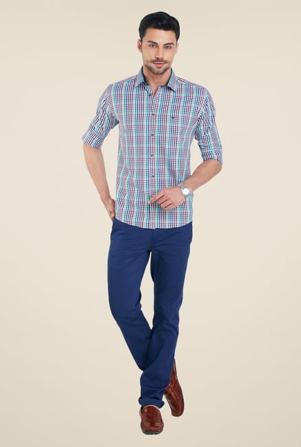 Park Avenue Multicolor Checks Shirt Park Avenue Multicolor Checks Shirt