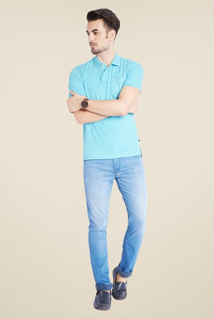 Parx Aqua Solid T Shirt Parx Aqua Solid T Shirt