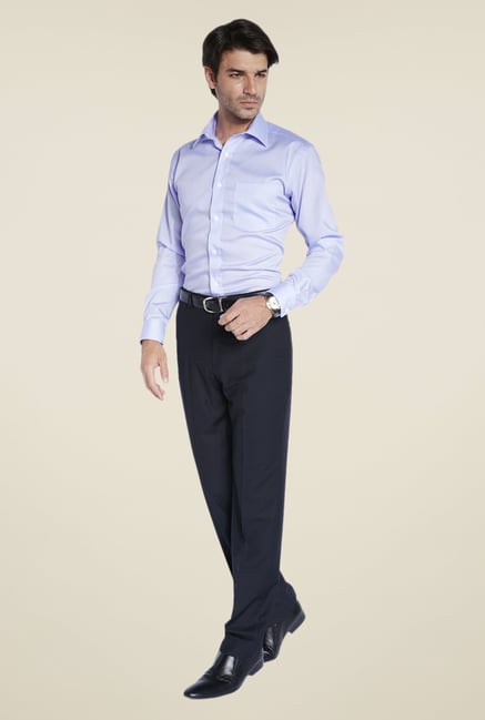 Park Avenue Purple Solid Shirt Park Avenue Purple Solid Shirt