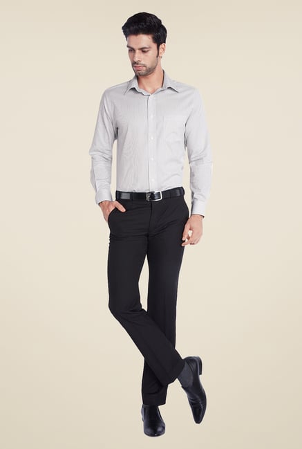 Park Avenue Grey Striped Shirt Park Avenue Grey Striped Shirt