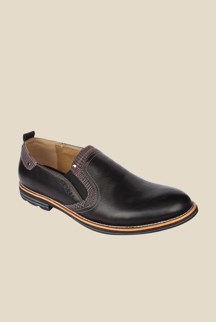 Spunk Splash Black Formal Slip-Ons Spunk Splash Black Formal Slip-Ons