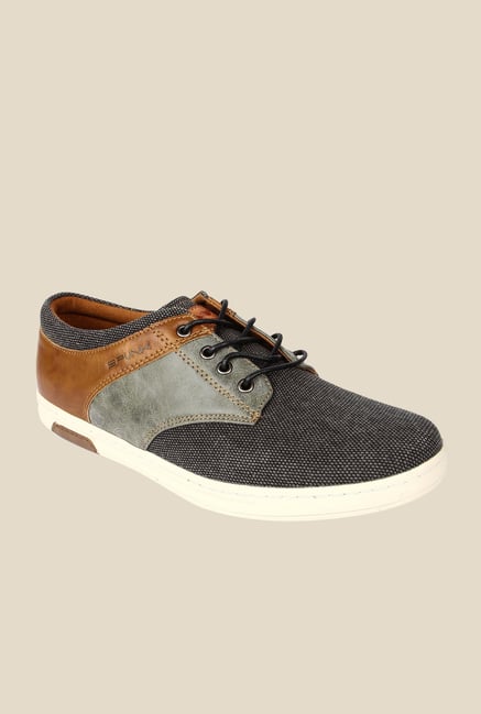Spunk Corolla Grey & Tan Sneakers Spunk Corolla Grey & Tan Sneakers