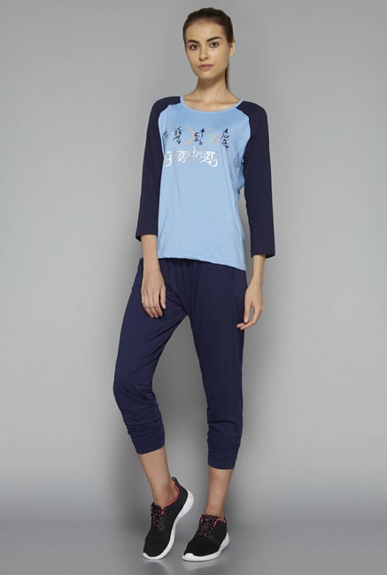 Westsport by Westside Blue Jazz T Shirt Westsport by Westside Blue Jazz T Shirt