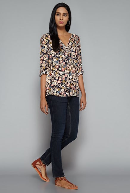 LOV by Westside Multicolor Sandy Blouse LOV by Westside Multicolor Sandy Blouse
